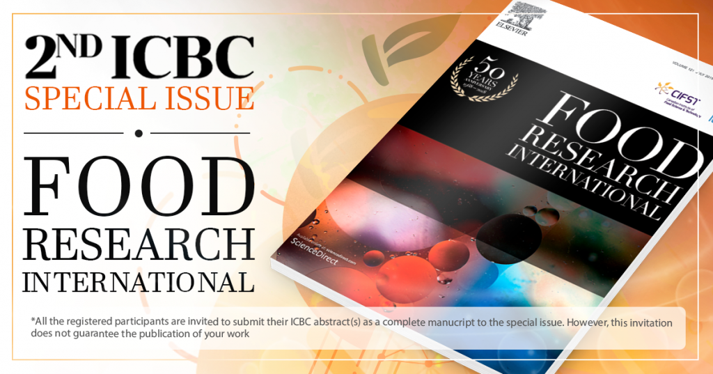 Todos os participantes inscritos no 2º ICBC podem enviar um artigo para a posterior chance dele ser publicado na Food Research International