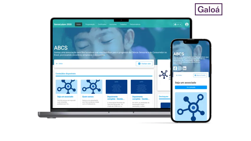 Plataforma Galoá para o Congresso Latino-Americano de Ciências Sensoriais e do Consumidor